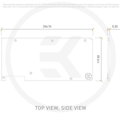 Ek Quantum Vector Tuf Rtx 30803090 D Rgb Gpu Block Backplate Kİt Nickel Acetal