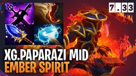 Xg Paparazi Mid Ember Spirit Dota Pro Immortal Ember Spirit