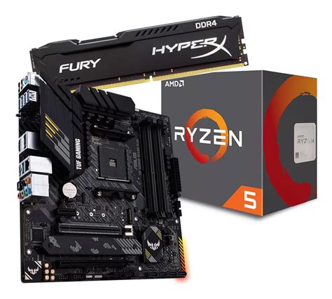 Kit Placa Mae Asus Tuf B550m Plus Amd Ryzen 5 5600g 8gb Fury Página 2