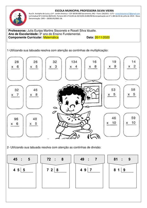 Atividades Ano Matematica Multiplica O Sololearn