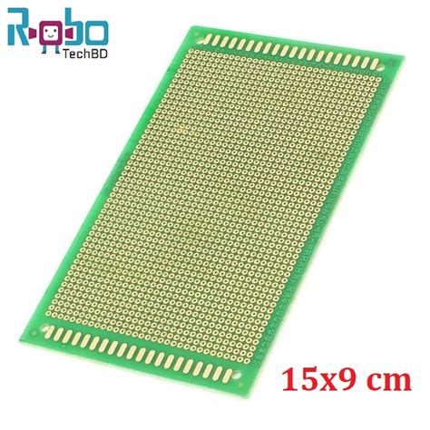 Vero Board Fiberglass Single Dot Type 15x9 Cm Robotech Bd