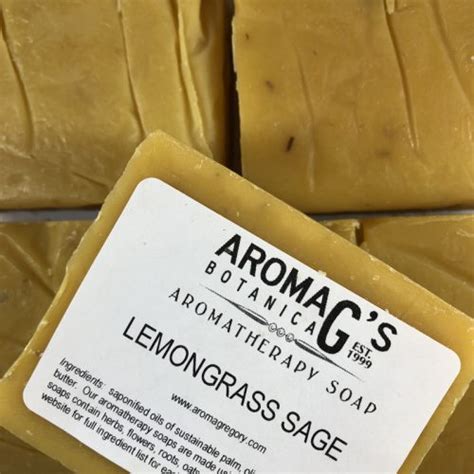 Lemongrass Sage Soap Aromags Botanica