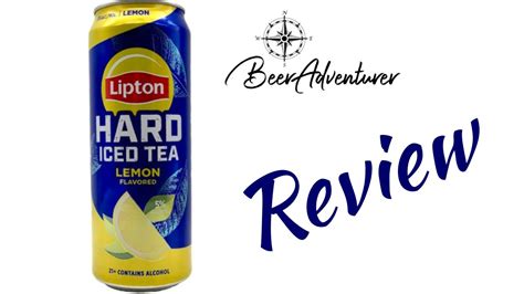 Lemon Lipton Hard Tea Beer Review Youtube