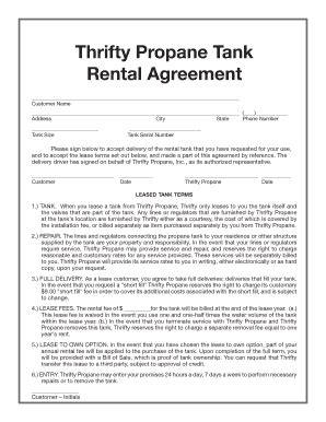 Tank Storage Agreement Sample Complete With Ease Airslate Signnow