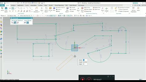 UG NX SKETCH DIRECT SKETCH MODELING 2 YouTube