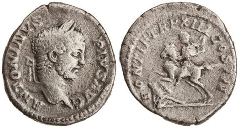 Denarius Caracalla Pontif Tr P Xiii Cos Iii Imperio Romano Numista