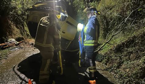 Taxista Se Salva De Milagro Tras Volcar Su Veh Culo En La Estrella