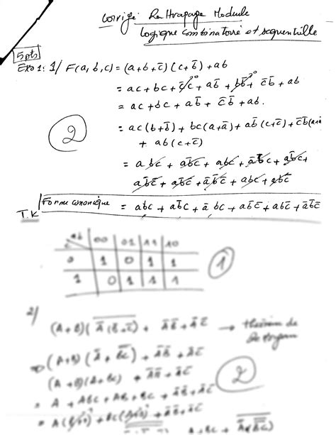 Solution Logique Combinatoire Et S Quentielle Studypool