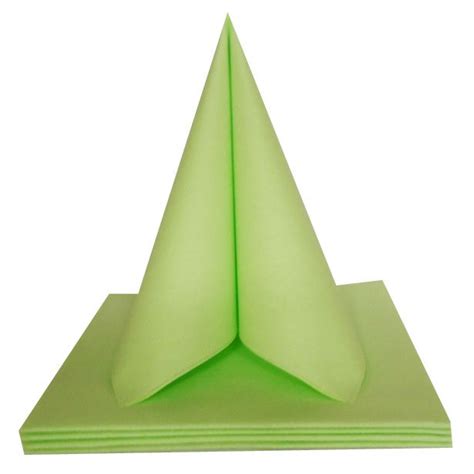 Serviette Non Tiss Vert Pomme X Cm P