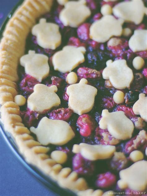 Gluten Free Vegan Cranberry Pie Refined Sugar Free