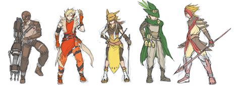 Gijinka sketches by bulletproofturtleman on DeviantArt