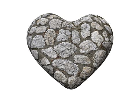 Rock Stone Heart Png Image Isolated Objects Textures For Photoshop