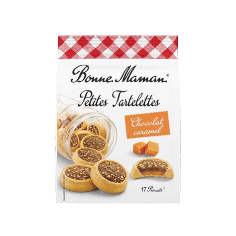 BONNE MAMAN Petites Tartelettes Biscuits Chocolat Caramel 17 Biscuits