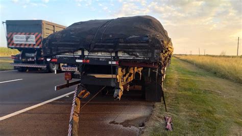 Motorista Morre Depois De Atingir Traseira De Caminh O Na Br