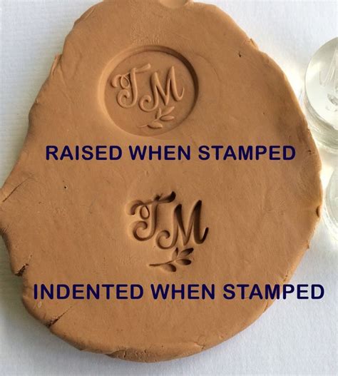 Custom Pottery Stamp Pottery Signature Stamp Personalized Etsy Clay