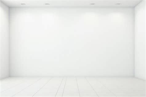 Premium Ai Image Empty White Light Office Wall For Logo