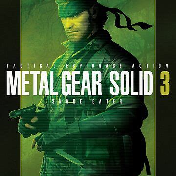 Metal Gear Solid 3 Naked Snake Poster Poster For Sale By Jamieferrato19 Redbubble