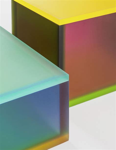 Raw Color's latest project, a series of acrylic boxes whose ...