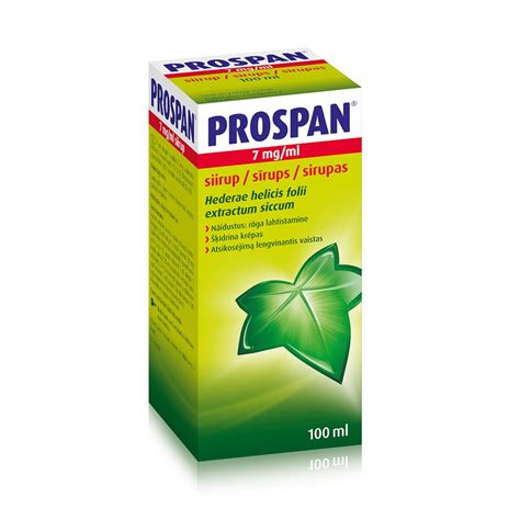 PROSPAN 7 mg ml sīrups 100 ml BENU LV e Aptieka