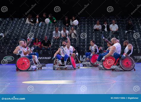 Team USA Wheel Chair Rugby Players Competing At The Invictus Games