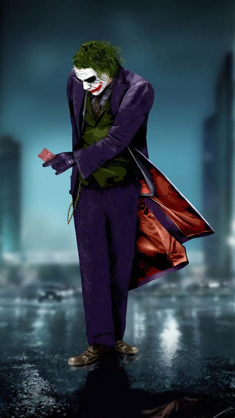 Joker Heath Ledger 4k HD Phone Wallpaper Rare Gallery