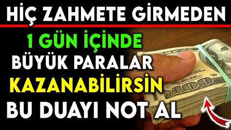 HİÇ ZAHMETE GİRMEDEN 1 GÜN İÇİNDE BÜYÜK PARALAR KAZANABİLİRSİN BU