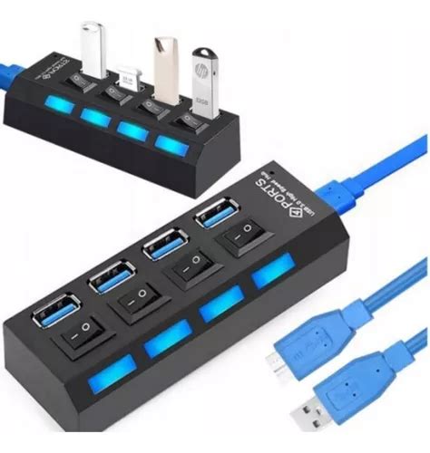 Extensi N Hub Usb Puertos M Ltiple Conexi N Switch Cuotas Sin