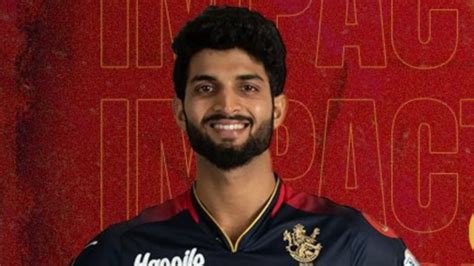 Suyash Prabhudessai Introduced As Royal Challengers Bangalore S Impact