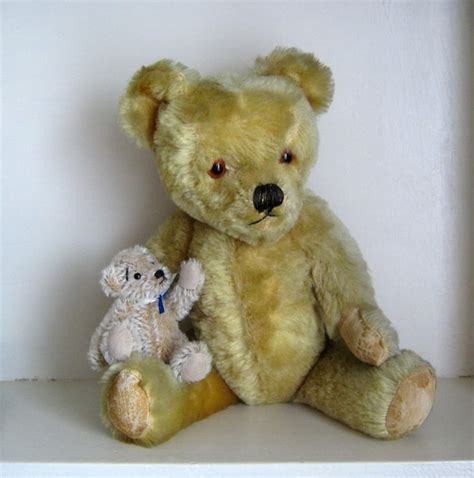 Vintage 1950's Golden Mohair Teddy Bear by PollysVintageBears