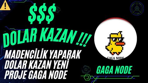 Gaga Node Messon Network Yen Madenc L K Projes Gaga Token Kazan Dev