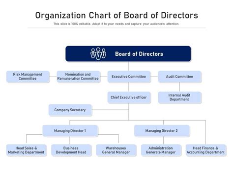 Board Of Directors Organization Chart