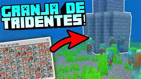 Granja de Tridentes Fácil Para Minecraft 1 19 1 18 PE XBOX PS4 Switch