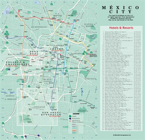 Mexico City Map and Mexico City Satellite Images