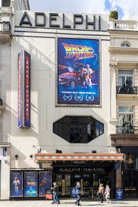 Back To The Future The Musical Poster At The Adelphi Theatre Editorial