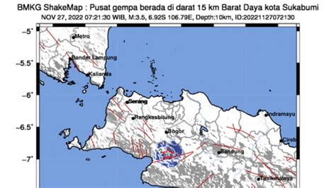 Gempa Dangkal Magnitudo Guncang Sukabumi Pagi Ini