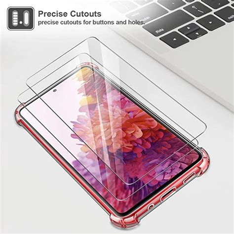 Hensinple For Samsung S Fe Case S Fe Case Clear Shockproof