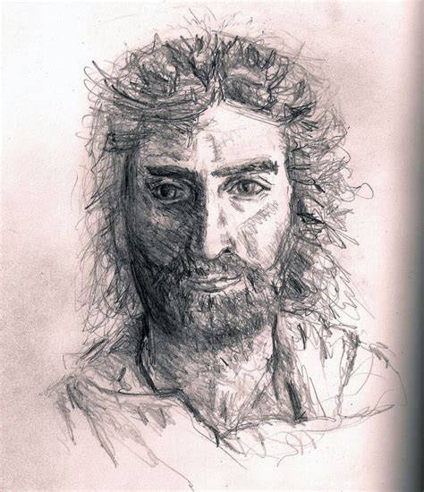 Laughing Jesus Sketch At Explore Collection Of