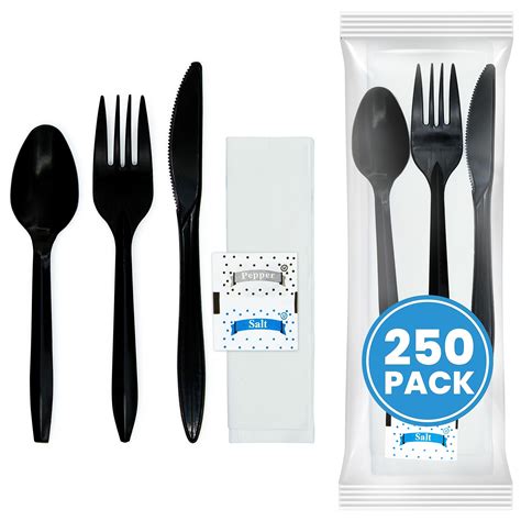 Buy Individually Wrapped Plastic Cutlery Set With Napkin Salt