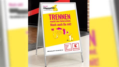 Recycling Kaufland Wird Partner Der Initiative M Lltrennung Wirkt