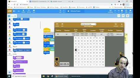 Vex Vr Coordinate Numbers Youtube