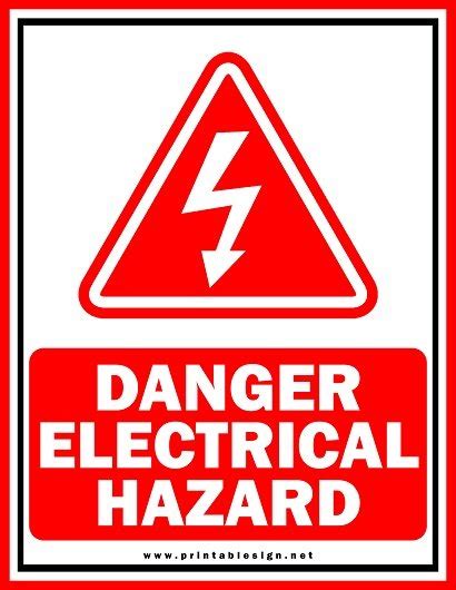 Electrical Hazards Symbol