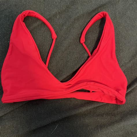 Womens Red Bikinis And Tankini Sets Depop