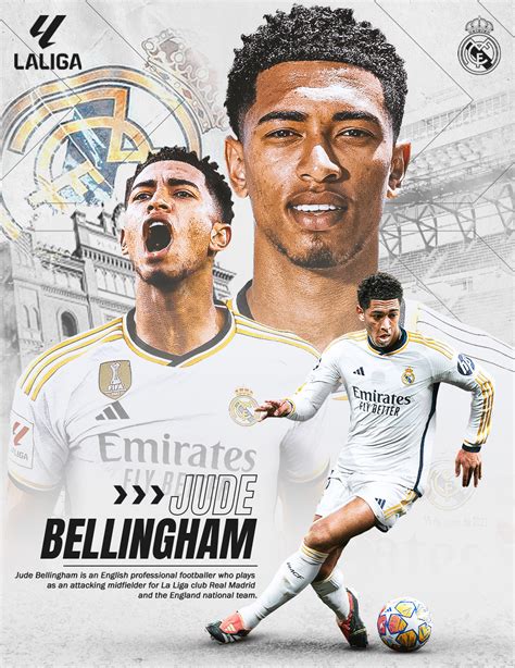 Poster Design Of Jude Bellingham In Real Madrid Behance