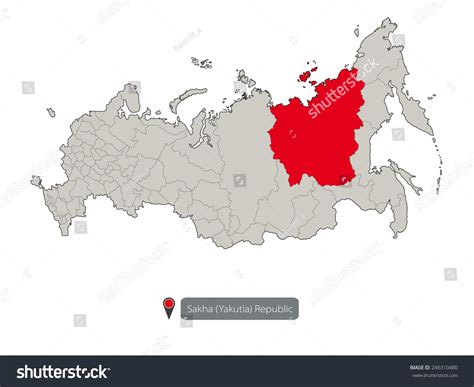 map russia republic sakha yakutia royalty stock vector avopixcom