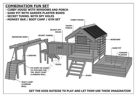 Cubby House Designs Ezebuilt