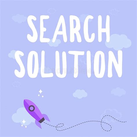 Writing Displaying Text Search Solution Concept Meaning An Action Or