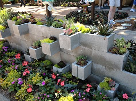 Seeking A Greener Thumb Cinder Block Succulent Planter