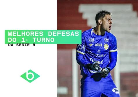 Melhores defesas do 1º turno da Série B confira Serie B