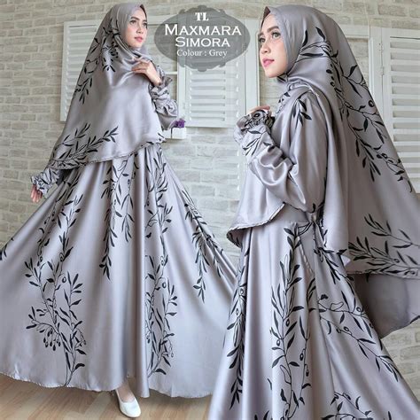 Hemat Uc Best Seller Baju Maxi Dress Gamis Kirana Hijab Muslim