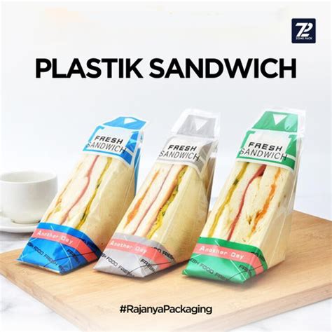 Jual Plastik Sandwich Segitiga Kemasan Plastik Sandwich Cm X